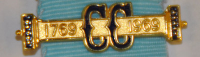 Craft Lodge Bi-Centenary Breast Jewel (Bar only) 1769-1969 - Click Image to Close